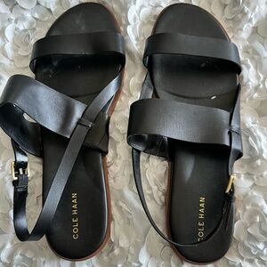Cole Haan Mandy Thong Black Sandal W11